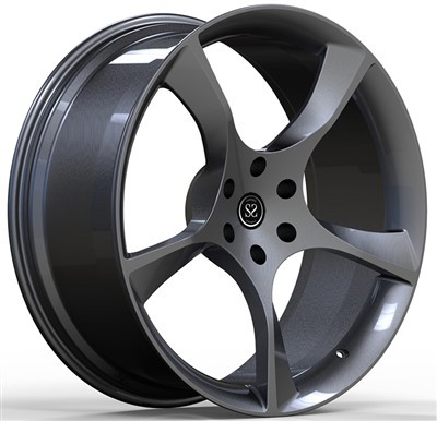 SSJK1014 Fronte lavorato nero 5x112 Bullone modello da 19 a 23 pollici per Audi RS6