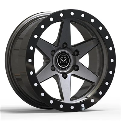 Toyota Prado 17x8.0 Custom 1-Forged Cerchi Bead Lock Gun Metal