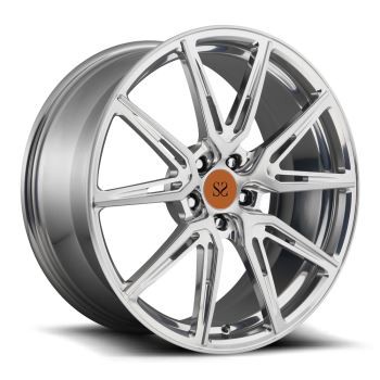 5x130 H-PC 20x9/20x11 Cerchi forgiati 2 pezzi neri lavorati con 5x130 per Porsche 911