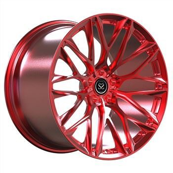 SSJK1081 Cerchi in lega forgiati da 20 e 21 pollici 5x112 Candy Red personalizzati 1-PC adatti per Audi R8