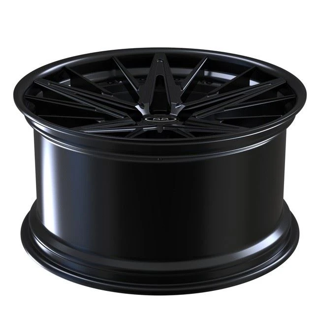 Forged 2 Piece Matte Black Center Spoke Bronze Barrel Lip Wheels For Maserati Quattroporte Car Rims
