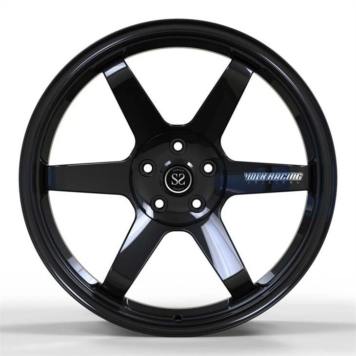 Monoblock 1 PC Piece Gloss Black Forged Wheels For GTR Staggered Size 20inch 20x10 20x12 Alloy Car Rims