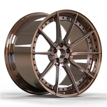 Cerchi in lega forgiati personalizzati in bronzo lucido 2PC 19X9 e 20X12 per ...