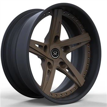 2 pezzi bronzo centro opaco nero faccia forgiata cerchi forgiati 20x9 20 pollici direzionale lega defender cerchi