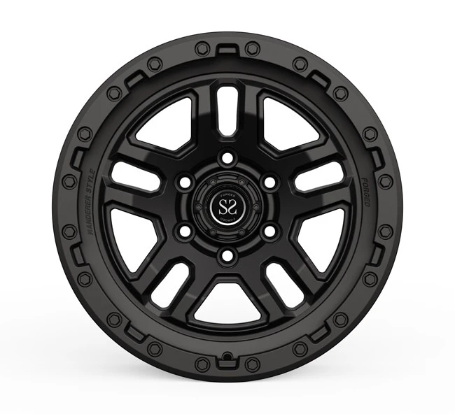 17X7 Negative Offset 4X4 Rims Forged Off Road Matte Black For Toyota 4runner Car Wheels