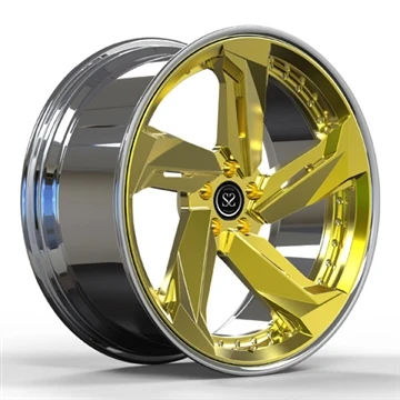 Ruote per autovetture 5X120 5X112 5X130 5x114.3 Labbra centrali in oro lucido...