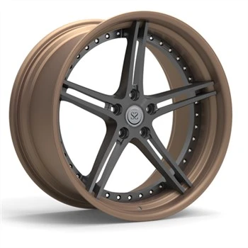Ruote forgiate in 2 pezzi per cerchi personalizzati in bronzo concavo profondo da 20 pollici Ford Mustang