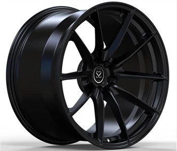 Cerchi forgiati One 1 pezzo monoblocco 18X10.5 nero satinato per ruote BMW Mercedes Porsche