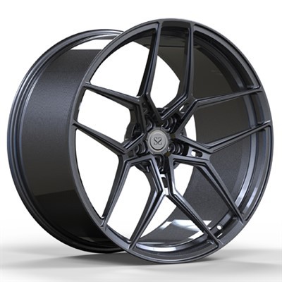 Cerchi Gun Metal forgiati monoblocco da 21 pollici sfalsati per cerchi Ferrari 488 Custom